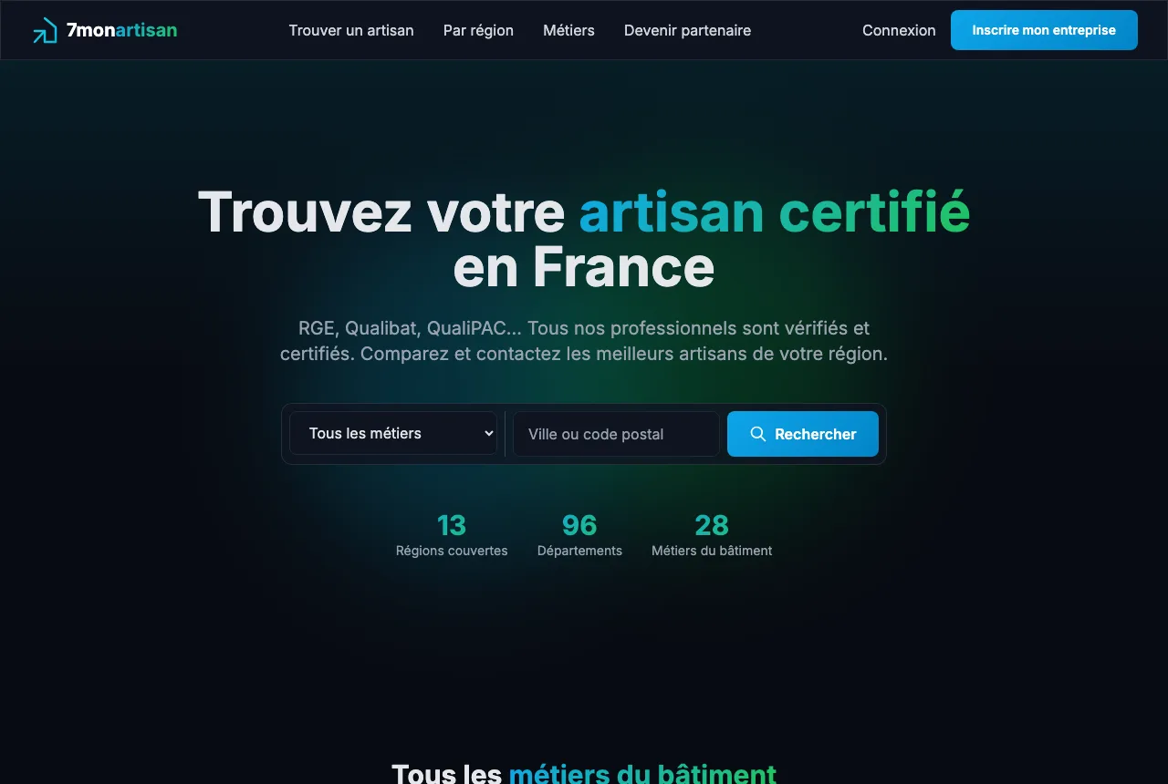 Aperçu de 7monartisan.fr