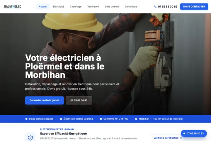 Site DAUM'ELEC
