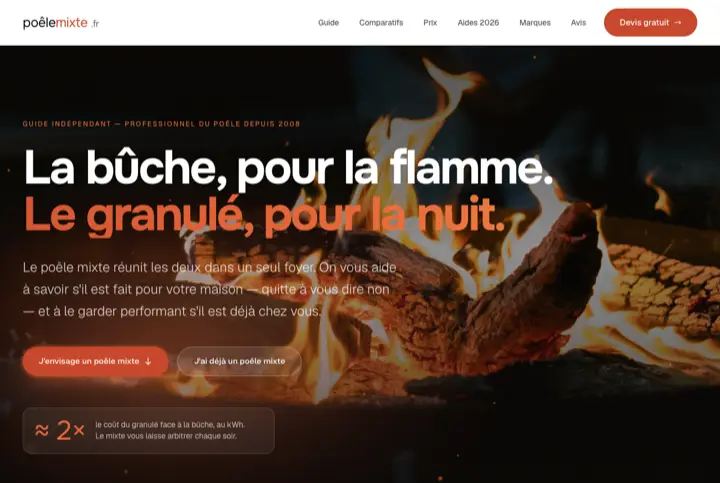 Site Poêle Mixte